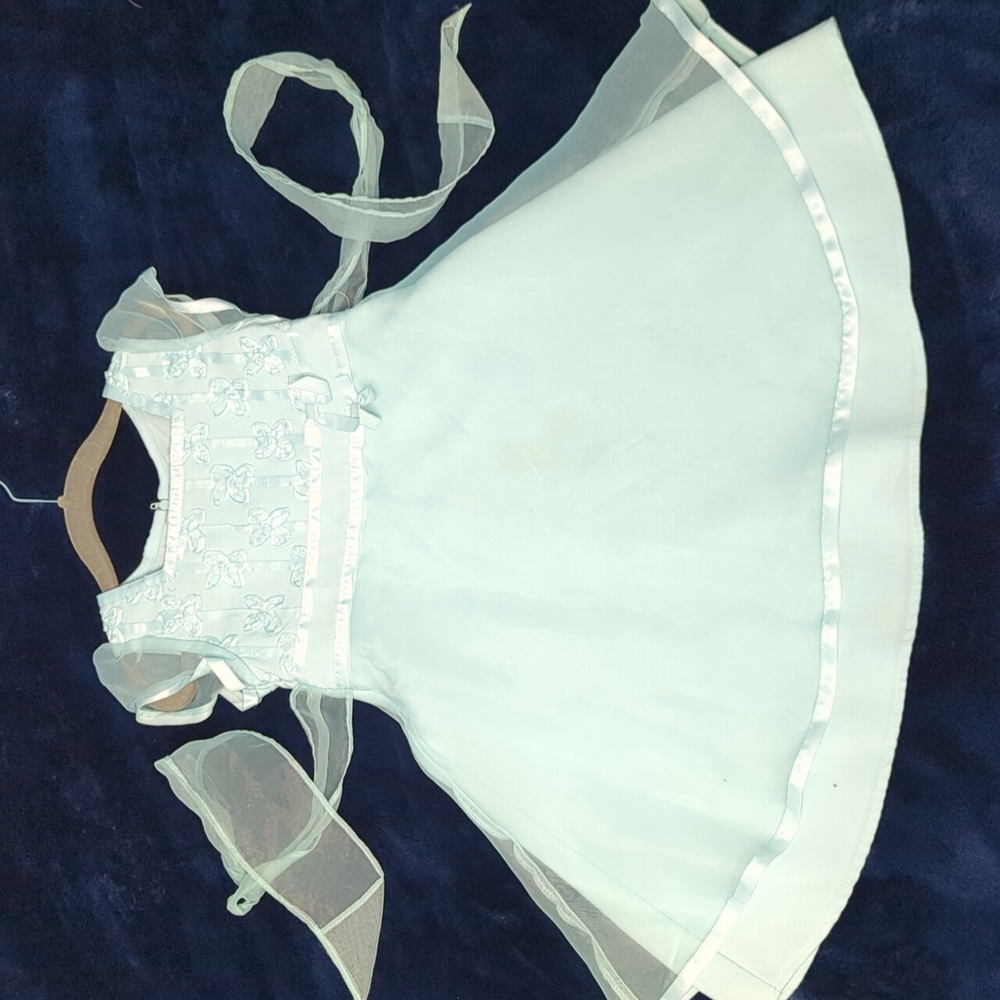 3T teal formal dress